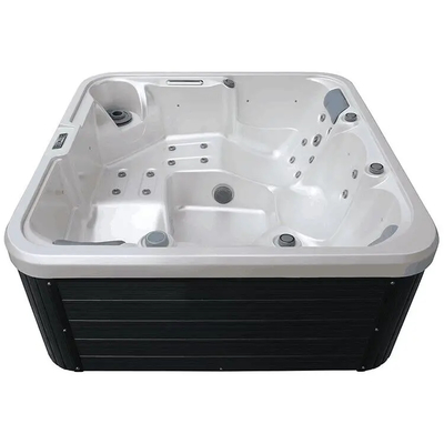 Relaksasi dan Menikmati Hot Tub persegi panjang Dengan 1pc Ozone Generator 1pc Filter 1pc Di bawah Air Cahaya Untuk Keluarga