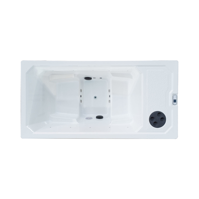 2 Orang Acrylic Rectangle Ice Tub Atlet Terapi Cold Dip dengan Chiller