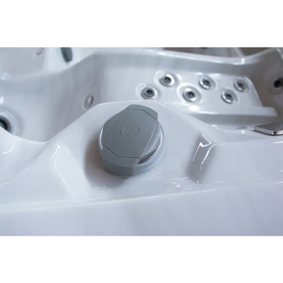 Ocean Wave Akrilik Putih Murni Banyu Luar Ruang SPA Tub