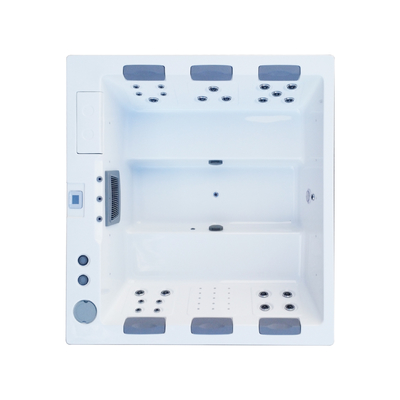 Ease spa sudut kanan whirlpool spa pesta 6 orang pijat hot tub