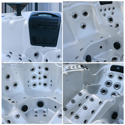 5 Orang Hydro Massage Hot Tub Villa Garden Bathtub Luar Ruangan Untuk Rumah