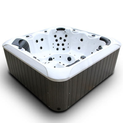 6 Orang Luar Ruangan Akrilik Pijat Bathtub Spa Hot Tub Hydro Spa