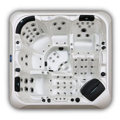 Garden Outdoor Whirlpool Massage Spa Bathtub Hot Tub Untuk 5 Orang