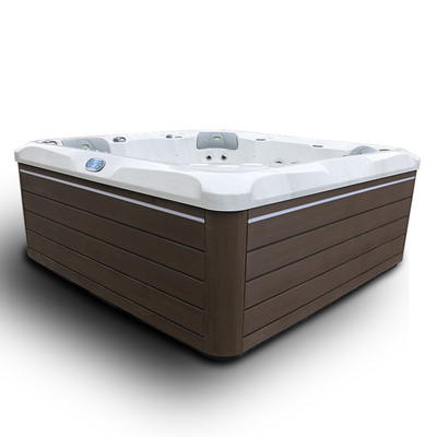 Spa Kolam Air Panas Luar Ruangan Deluxe untuk 5 Orang Dengan Pencahayaan Premium Dan Air Terjun Backlit