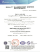 CINA Guangzhou Romex Sanitary Ware Co., Ltd. Sertifikasi